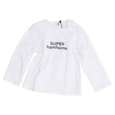 Lange mouwen shirt (Wit) van Gymp Katoen, Elastaan