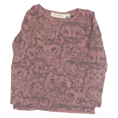 T-shirt à manches longues (Rose) de Soft Gallery Élasthane, Coton biologique