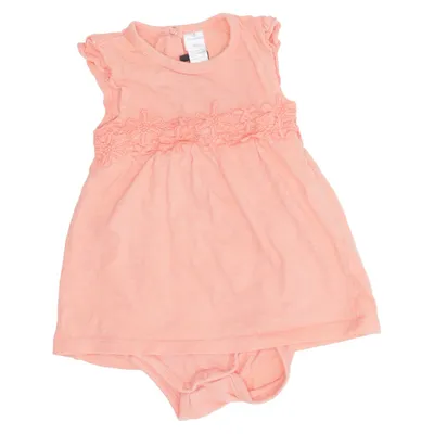 Dress (Orange) from Topomini Cotton, Polyester