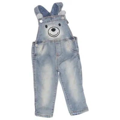 Hängselbyxor (Blå) från Dopo Dopo Baby Bomull, Elastan, Polyester