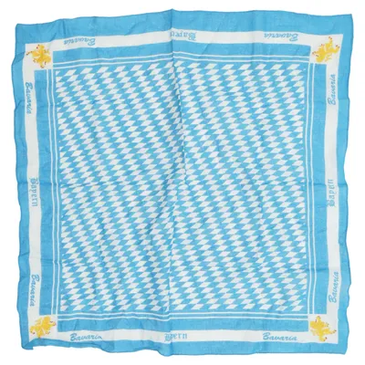 Handkerchief (Blue, White, Yellow) from Bavaria