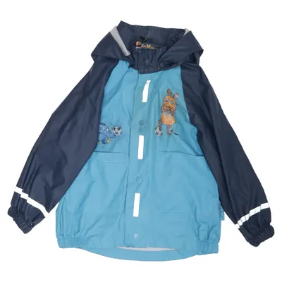 Regnjakke (Blå) fra DieMaus Polyester