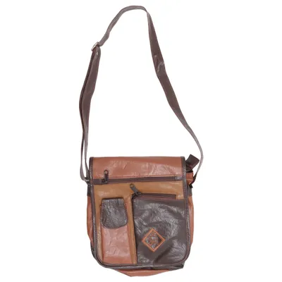 Shoulder-bag (Brown, Multicolored) from Vida