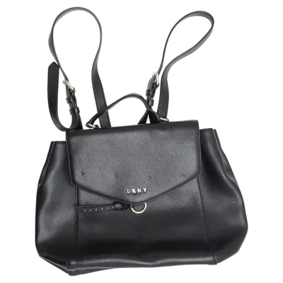 Backpack (Black) from DKNY Leather