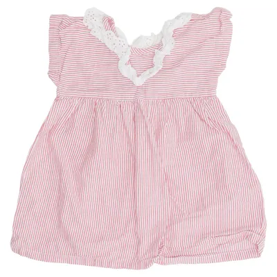 Dress (Red, White) from Lilly + Sid Organic cotton