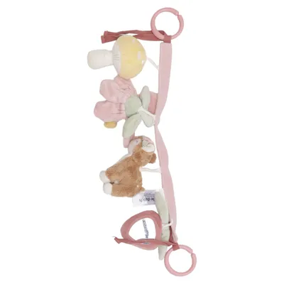 Baby cot mobile (Pink, Green, Brown) from Little Dutch