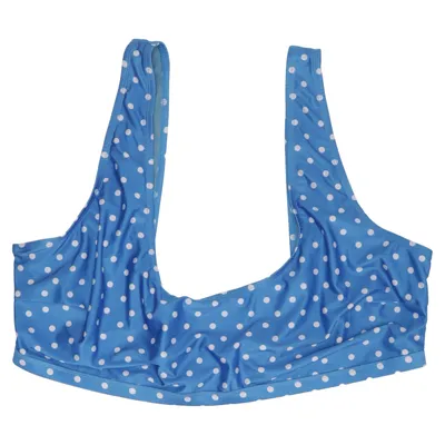 Bikini top (Blå, Hvid) fra Peek & Beau Elastan, Polyamid, Polyester