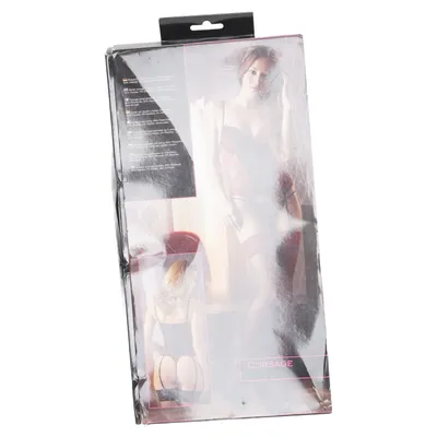 Ondergoed set (Zwart, Rood) van Cottelli Collection Elastaan, Polyamide, Viscose