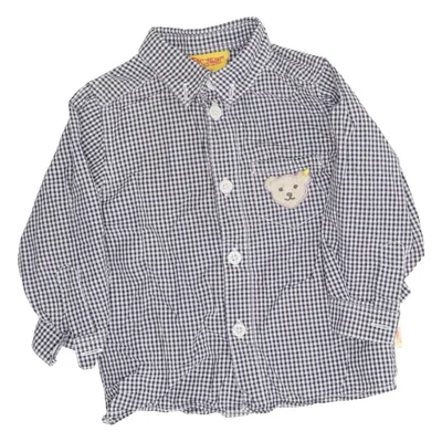 Shirt (Black, White) from Steiff Cotton