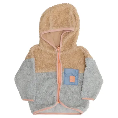 Fleecejakke (Beige, Grå, Flerfarvet) fra Cubus Mini Genanvendt polyester