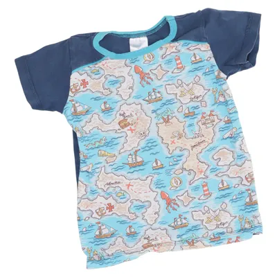 T-shirt (Blauw, Meerkleurig) van Babauba