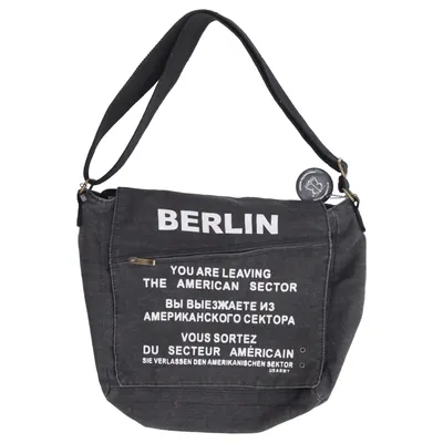 Shoulder-bag (Black, Gray, White) from Robin Ruth Cotton