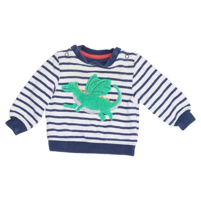 Sweatshirt (Blau, Weiß, Grün) von Baby Boden Baumwolle, Elasthan, Polyester