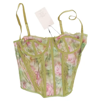 Bustier (Grön, Rosa, Flerfärgad) från Shein Bae Elastan, Polyamid, Polyester