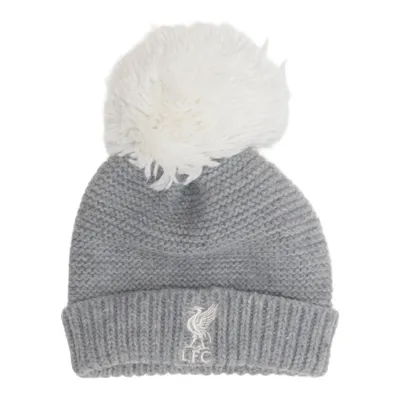 Bonnet à pompon (Gris, Blanc) de LFC Acrylique