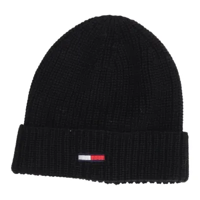 Beaniehue (Sort) fra Tommy Hilfiger Jeans Akryl, Bomuld