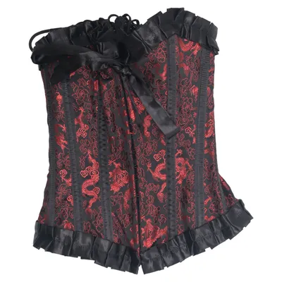 Korset (Sort, Rød) fra Burleska Polyester