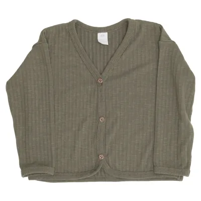 Cardigan (Green) from H&M Polyester, Viscose, Elastane