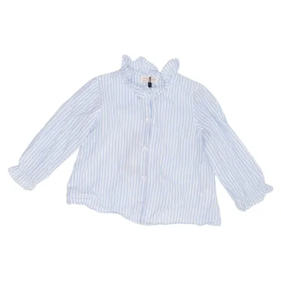 Blouse (Blue, White) from Neck & Neck
