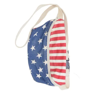 Waist bag (Blue, Red, White) from American Apparel Cotton