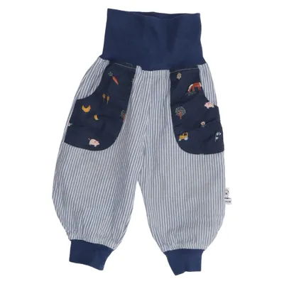 Pants (Blue, White) from Vivi