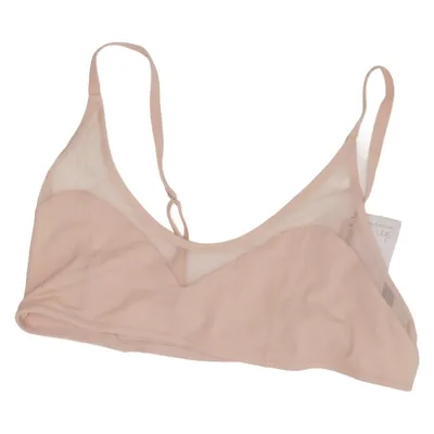 Bralette (Beige) van Skin Elastaan, Organisch katoen