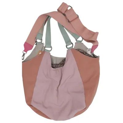 Shoulder-bag (Pink, Green, Multicolored) from Fritzi aus Preußen Polyamide, Polyester