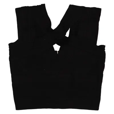 Bustier (Black) from Wiya Polyester, Viscose