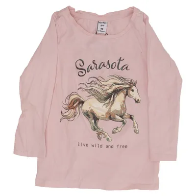 Langærmet t-shirt (Pink) fra Dopo Dopo Girls Bomuld
