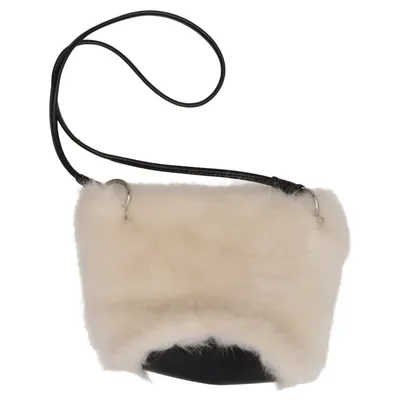 Sac à bandoulière (Blanc, Noir) de Zara Basic Collection Acrylique, Polyester
