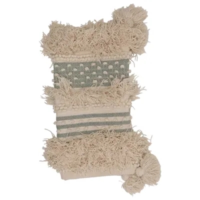Pudebetræk (Beige, Grøn) fra H&M Home Bomuld, Uld
