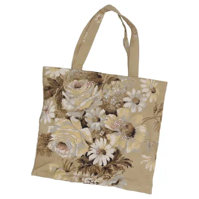 Canvas bag (Beige, Multicolored) from Baglady