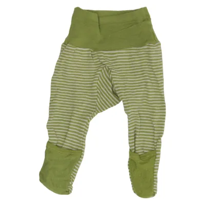 Leggings (Grøn, Hvid) fra Cosilana Silke, Uld