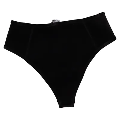 Bikiniunterteil (Schwarz) von Hoaka Swimwear