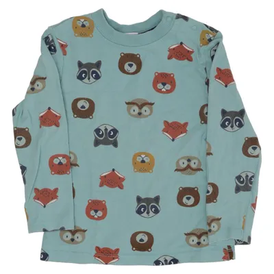 Sweatshirt (Blå, Flerfarvet) fra Liegelind Bomuld, Elastan, Polyester