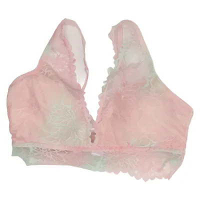 Bralette (Pink, Green, Multicolored) from Flame Cotton, Elastane, Polyamide