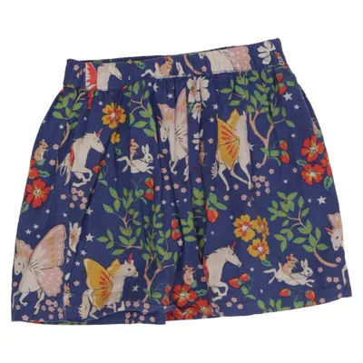 Skirt (Blue, Multicolored) from Mini Boden Cotton