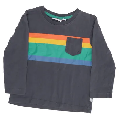 T-shirt à manches longues (Gris, Multicolore) de Liegelind Coton, Élasthane
