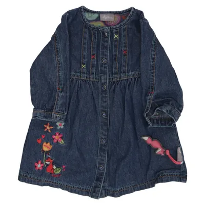 Robe en jean (Bleu, Multicolore) de Sigikid Coton
