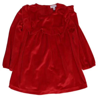 Dress (Red) from Fagottino Cotton, Elastane, Polyester