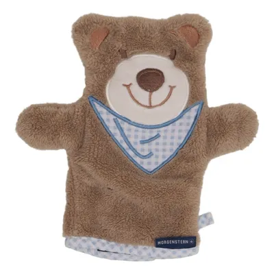 Handpuppe (Braun, Blau, Weiß) von Morgenstern Polyester