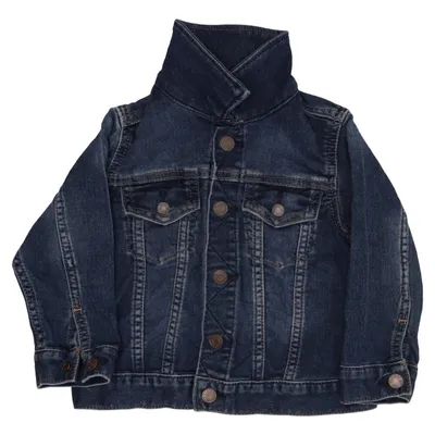 Denimjakke (Blå) fra Gap Denim Bomuld, Elastan, Polyester