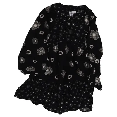 Dress (Black, White) from Desigual Viscose