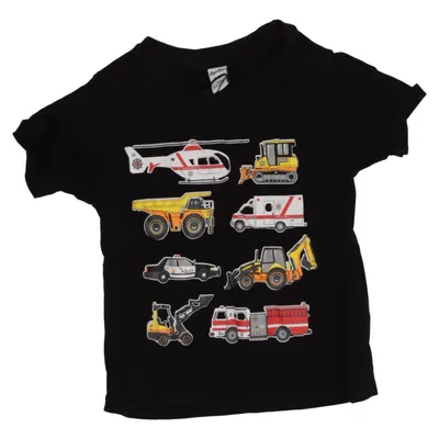 T-shirt (Black, Multicolored) from Dopo Dopo Boys Cotton