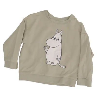 Sweatshirt (Vert) de Moomin by Lindex Coton, Élasthane