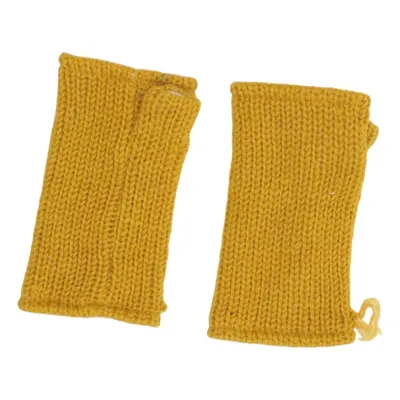 Wrist warmers (Yellow) from Agas Own Polyester, Wool