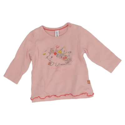 Langærmet t-shirt (Pink) fra Babyface Bomuld, Elastan