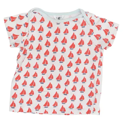 T-shirt (White, Red, Blue) from Baby Boden Cotton