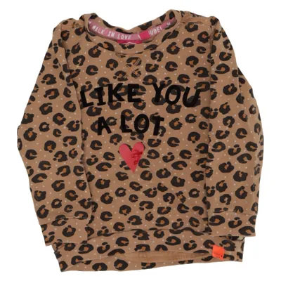 Sweatshirt (Brown, Black) from Jubel Cotton, Elastane