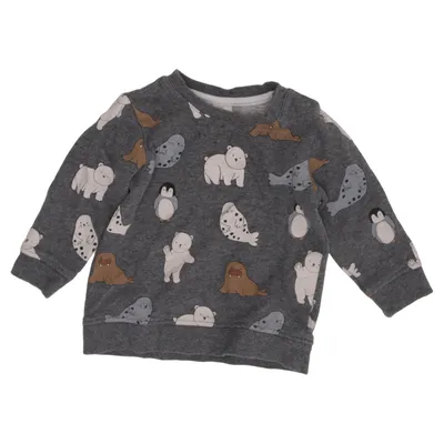 Sweatshirt (Gris, Multicolore) de H&M Baby Coton